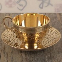 2020 new retro coffee cup morning tea cup with cup cushion strap to hand the water cup lower afternoon tea suit