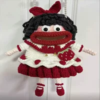 Готовый продукт-сумка с большим ртом Strawberry Sweet Girl.