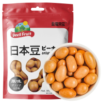 Devil fruit multi-flavored peanut rice strange flavor bean fish skin peanut fried goods Net red snacks barbecue mustard flavor 80g