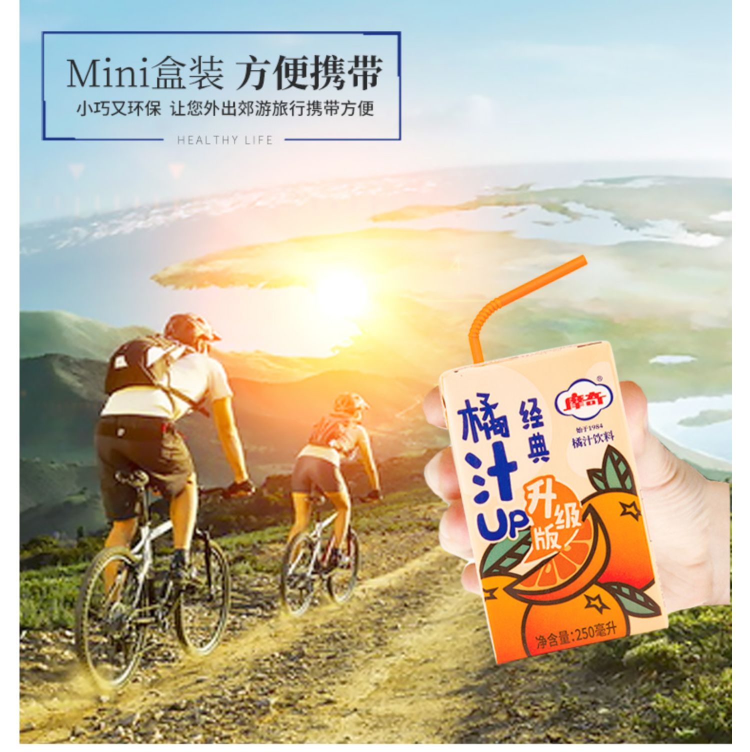 【250ml*9瓶】摩奇经典桃汁果味饮品