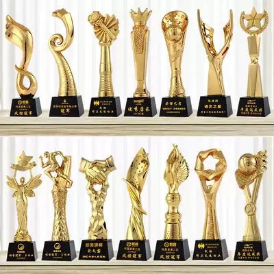 Crystal resin trophy custom creative five-pointed star thumb custom doctor nurse medal excellent staff award