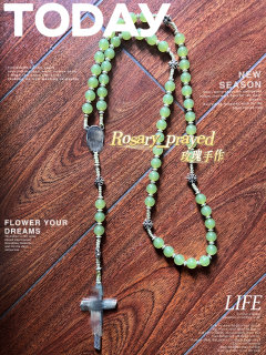 Natural stone rosary beads niche design hot accessories