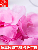 Confession rose petals red pink color simulation petals decoration birthday romantic confession marriage arrangement