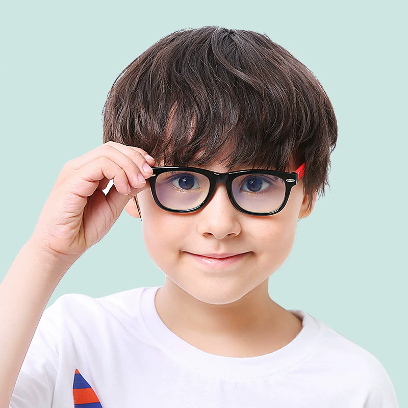 Kính chống bức xạ kính trẻ em Kính chống ánh sáng màu xanh với kính cận thị để chơi trò chơi TV - TV