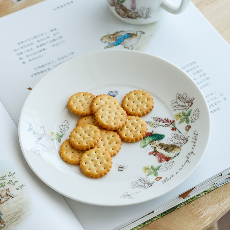 Than the the original authorization to import European rabbit does wind ceramic dish dish plate household food plate