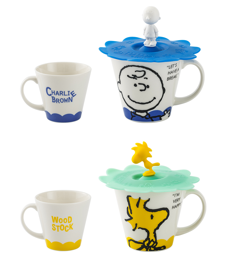 SNOOPY SNOOPY, Charlie brown, the import mark glass ceramic cup with cover domestic cartoon cup ultimately responds cup