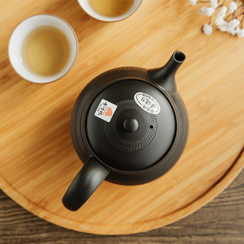 Tao interest in Japanese motorcycle it small teapot, slippery burn imported from Japan checking ceramic POTS kung fu tea pot