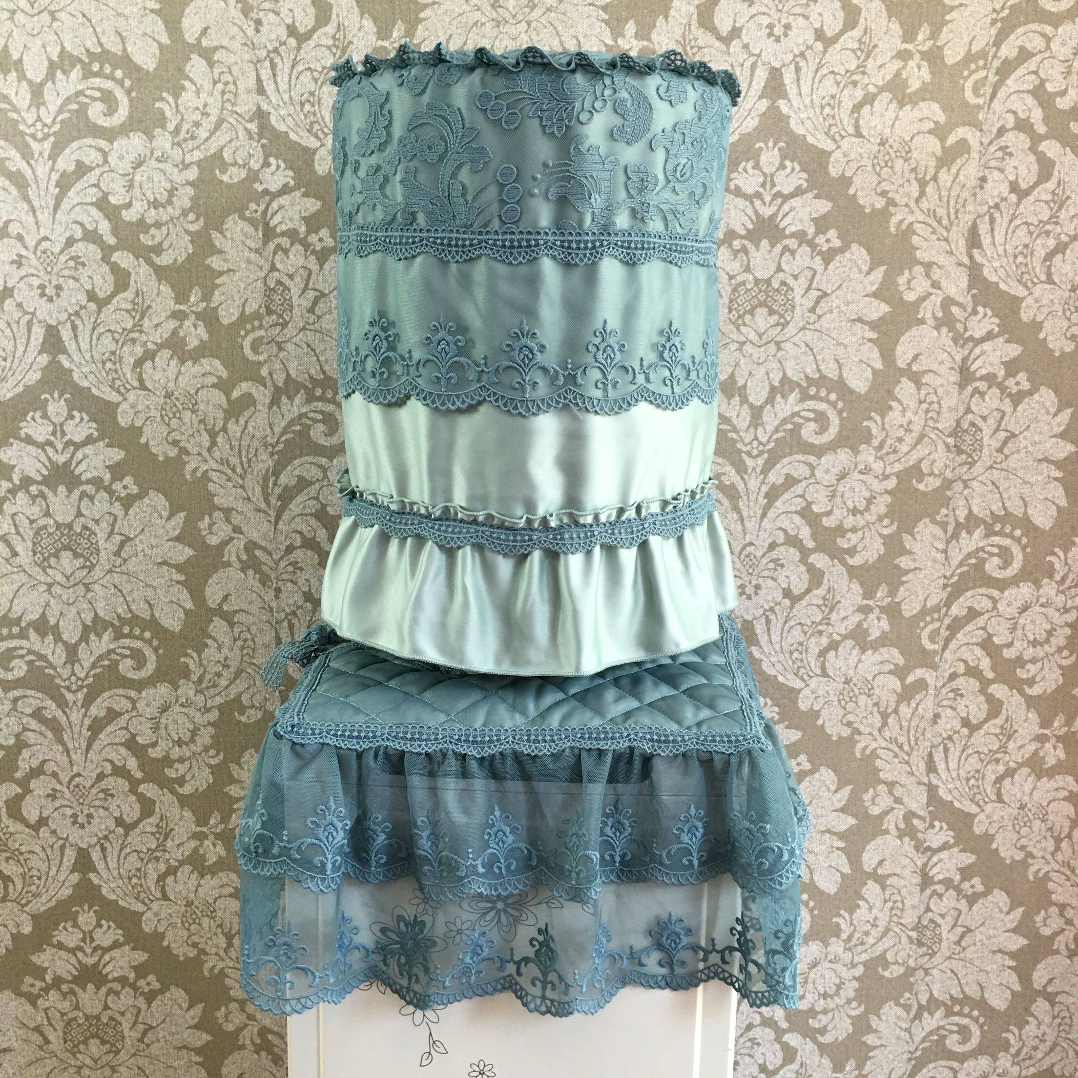 Special offer Charlotte cloth water dispenser 2-piece bucket cover water dispenser drum dust-proof decorative cover