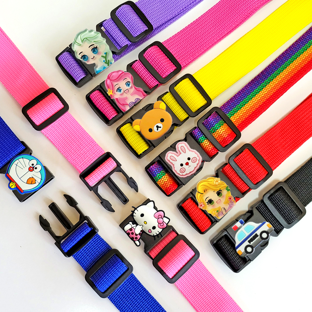 Book bag with fixed buckle Child elementary school Children's kindergarten school bag anti-slip breast front buckle Double shoulder bag fixing buckle