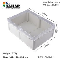 Bahar shell meter housing case mounting box waterproof grade up to IP68 BWP10602-A2
