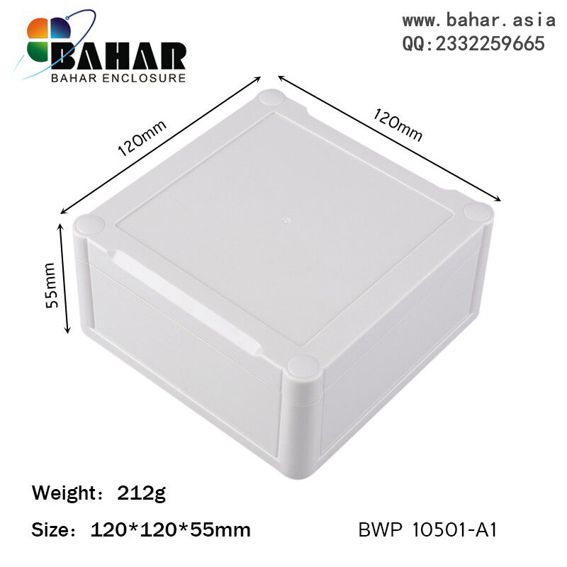 Instrument housing. Junction box. Sealed box. Bahar shell. IP68 plastic waterproof box BWP10501-A1
