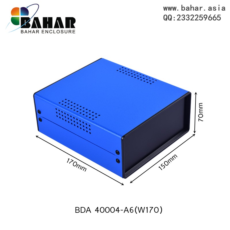 Bahar Security Monitoring Iron Housing Electronics Chassis ABS Plastic Panel BDA40004-(W170)