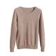 Spring and Autumn Low Neck Sweater Women's Short Pullover Thin Sweater Korean Style Loose Versatile Round Neck Sweater Bottoming Knitwear