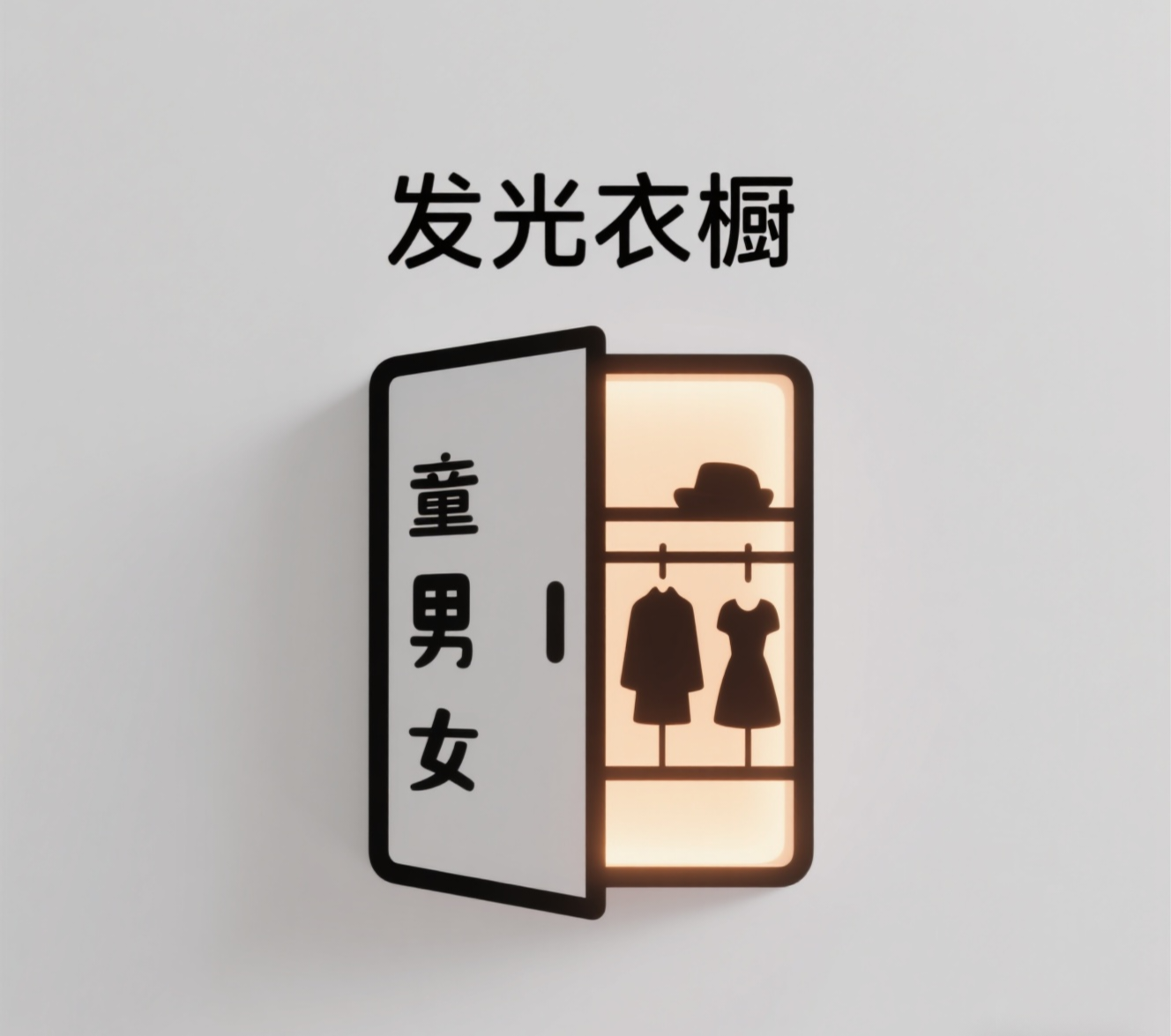 发光衣橱