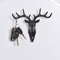 Antlers American Home Decoration Hook Wall Shelf Wall-mounted Creative Wall Personality Deer Head Wall Key Shelf