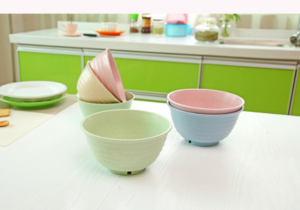Lúa mì rơm bát lớn bát cơm hộ gia đình Nhật Bản bộ đồ ăn salad bát mì ăn bát ăn liền bát mì bát ăn cơm