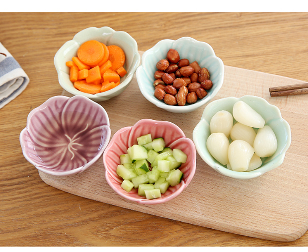 Đồ gia dụng gốm nhỏ món ăn nước sốt món ăn nước tương món ăn dấm món ăn Bộ đồ ăn Nhật Bản khay đựng đồ ăn
