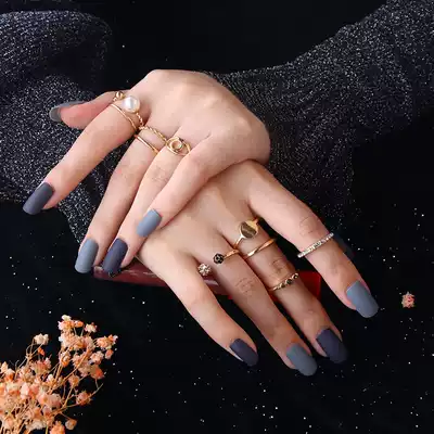 Pearl color gold ring Large decoration net red female fashion personality niche design Light luxury exquisite ring ins tide style