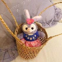 Cowboy wind star Dew pendant Stella rabbit cute plush doll bag hanging key chain girl heart