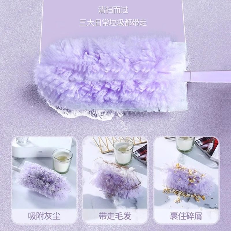 Magic Electrostatic Dust Duster, Dust Removal Tool, Gap Cleaning Duster, Household Detachable Adsorption Vacuum Cleaner