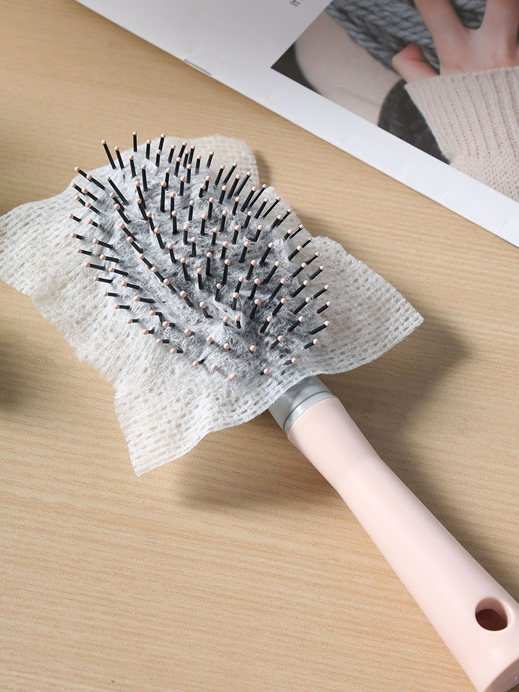 Air Cushion Comb Cleaning Net Cleaning Tool Cleaning Brush Air Bag Comb Cleaner Hair Cleaning Sheet Hair Comb Protection Paper