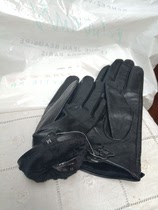  French high-quality pure leather fine sheepskin black ladies womens gloves warm high-end new products