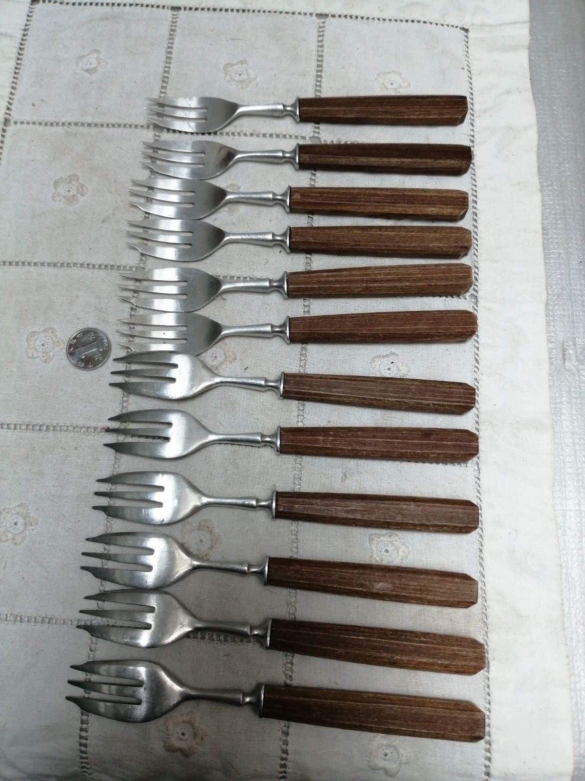 French early 20th century dessert gazpacho fork fork