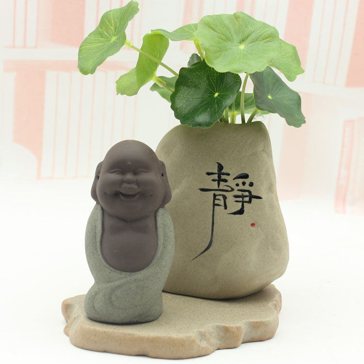 Tượng phật nhỏ Phật trang trí cát trang trí nhà thủ công phòng khách học văn phòng Trung Quốc Zen trang trí nhà cửa