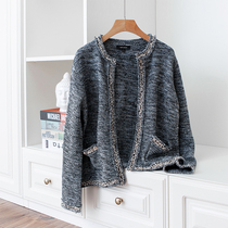 Spot small amount of mouth clip flower metal wire wool light luxury for woolen edge decoration loose buckle-free knitted cardigan x