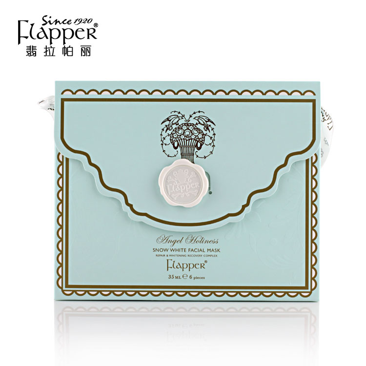 Flapper翡拉帕丽天使的圣洁雪白冰膜面膜6片 润白补水
