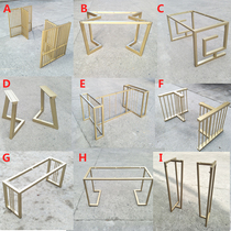 Wrought iron table legs Table frame custom Marble dining table feet large board Conference table Coffee table bracket Office table legs custom