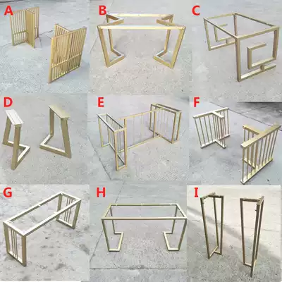 Wrought iron table legs Table frame custom marble dining table feet large board conference table coffee table bracket Office table legs custom
