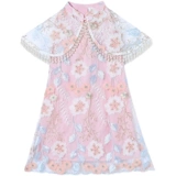 Летнее детское ханьфу, воротник, ципао, тонкая летняя одежда