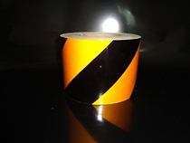 Two-color reflective tape red yellow blue and white black and yellow reflective tape red and white reflective tape reflective arrow 10cm