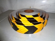 Crystal drill grade reflective tape super bright black yellow twill Crystal Diamond red and white arrow tape Grid Tape 5*50m