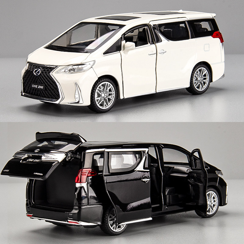 1:24 Toyota Lexus Model Car, Lexus Alpha Model Car, Simulation Alloy Wilfa Mpv Nanny Car