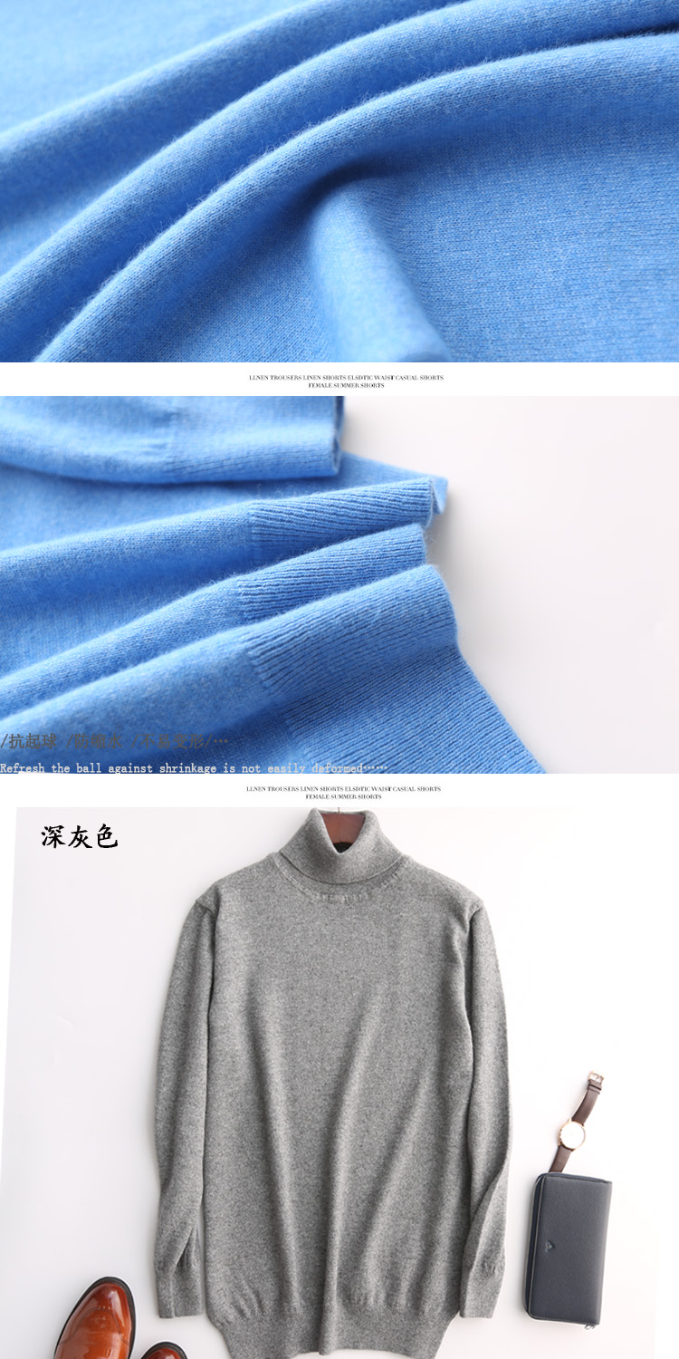 Mùa đông mới áo len cashmere dày của nam áo khoác da lộn nam