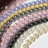 Украшение-шарик из жемчуга, аксессуар ручной работы, аксессуары, многоцветные стеклянные бусины, ожерелье