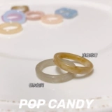 Popcandy Ring Ring Cite Summer Girl Set Ring Личность Универсальные аксессуары для акрилового кольца