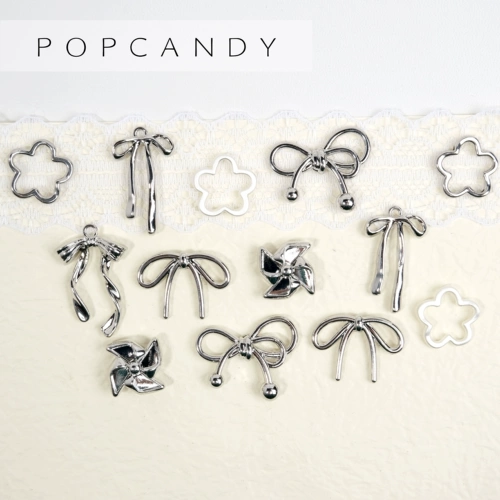 Металлическая брендовая игрушка «Ветерок» с бантиком, подвеска, ручка, серьги, ожерелье, аксессуар с аксессуарами, «сделай сам», простой и элегантный дизайн