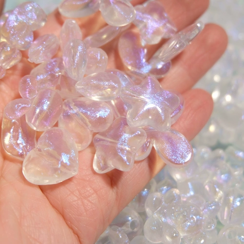 Прозрачная милая брендовая подвеска ручной работы, бусины, с медвежатами, популярно в интернете