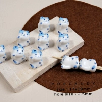 Счастливый кот, синий