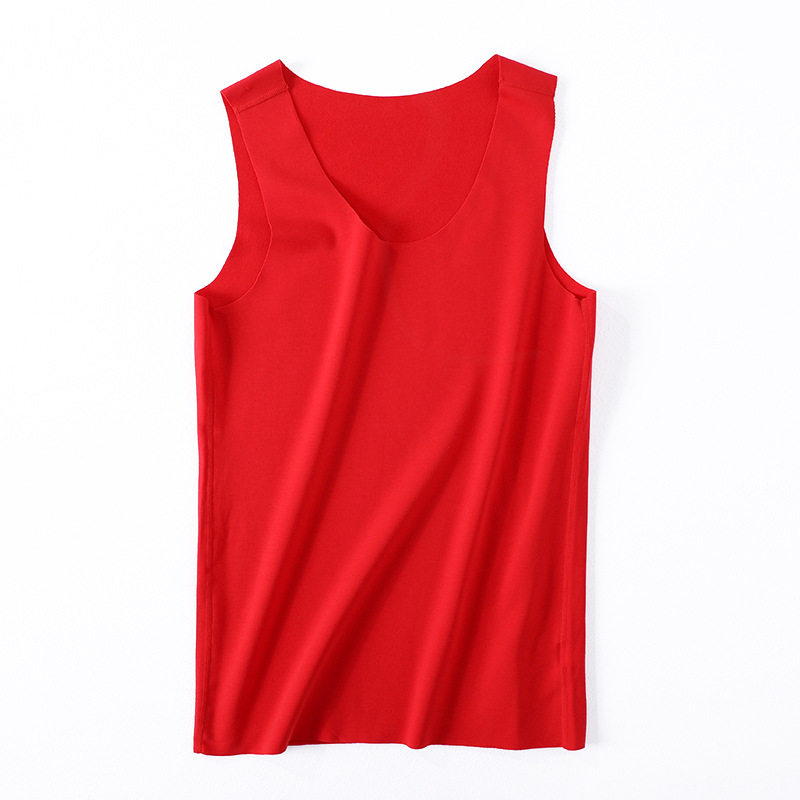 Year of the Tiger Red Year of the Year of the Tiger Thickened Thin Velvet Men's Vest Warmless Warmest Men Plus Size Tiger