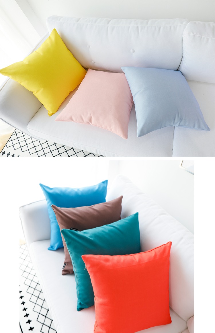 in màu đơn giản và hiện đại Scandinavian đệm sofa gối gối mà không dựa vào tùy chỉnh lại văn phòng lõi pad - Trở lại đệm / Bolsters gối lót lưng ghế văn phòng