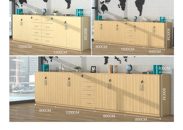 Nội thất văn phòng tủ gỗ dữ liệu tủ dải tủ ngăn kéo tủ thấp in tủ trà tủ khóa tủ