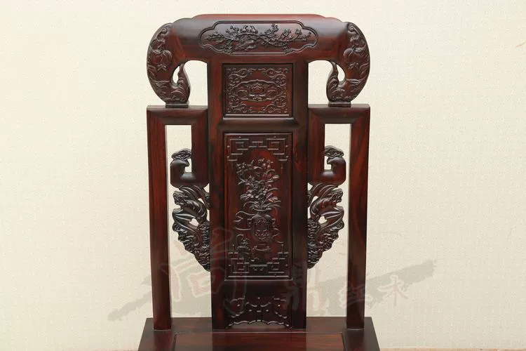 Shang Đinh Indonesia bàn ăn gỗ tròn màu hồng gỗ hồng Ming và Qing kết hợp đồ nội thất bằng gỗ gụ - Bộ đồ nội thất sofa gỗ đơn giản