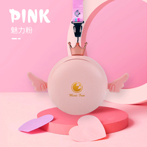 Lazy halter neck small fan leafless portable halter neck mini small carry-on student dormitory mute girls