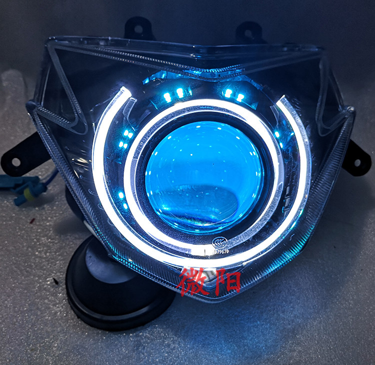 Flying eagle RSZ ghost fire speed ghost 3 generation living room lamp Electric vehicle xenon lamp Sea 5 lens assembly modified angel magic eye lamp