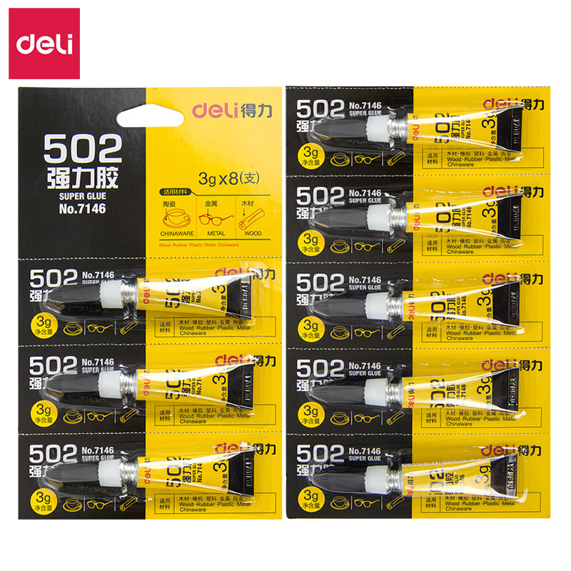 Able 502 strong force glue water universal adhesive 3g transparent adhesive plastic metal glass ceramic wood diy speed dry