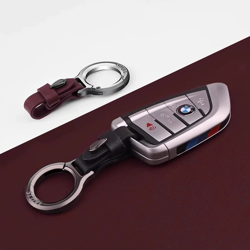 High-End Car Key Holder, Simple, Personalized, Creative, High-End Waist Key Chain, Anti-Lost Key Ring #